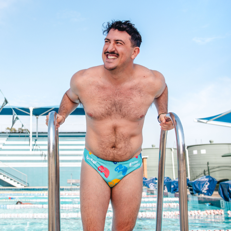 Splash the Stigma Aqua budgy smugglers - Mens