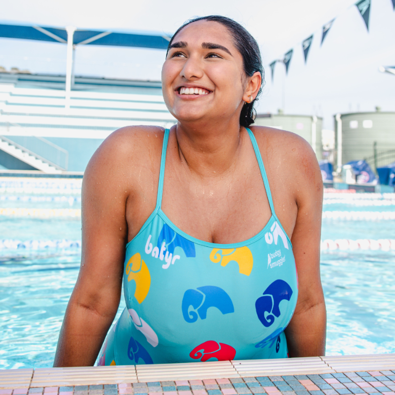 Splash the Stigma Aqua budgy smugglers - One Piece